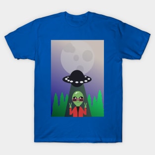 Too Cool For This Planet Funny Alien T-Shirt